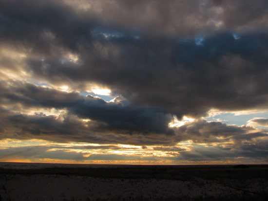 A face in the clouds